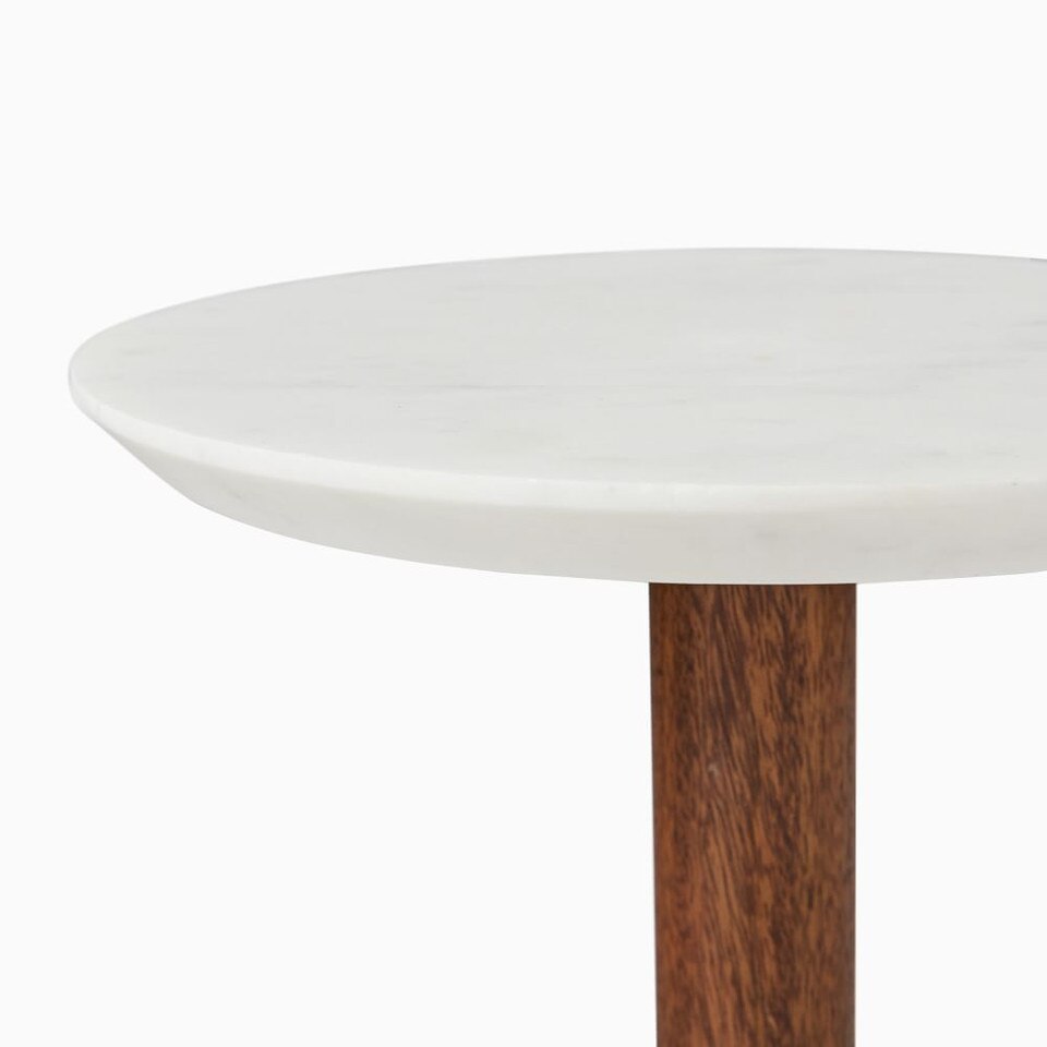 Mid-Century Modern Drink Side Table (24 cm) | West Elm UK